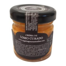 Crema de lomo curado en miniatura para eventos