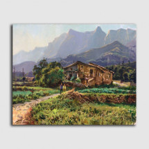 Cuadro Paisaje del artista Mas Pou