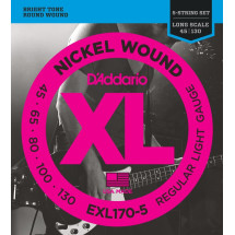 DADDARIO EXL1705 JUEGO 5 CUERDAS BAJO 045-130
