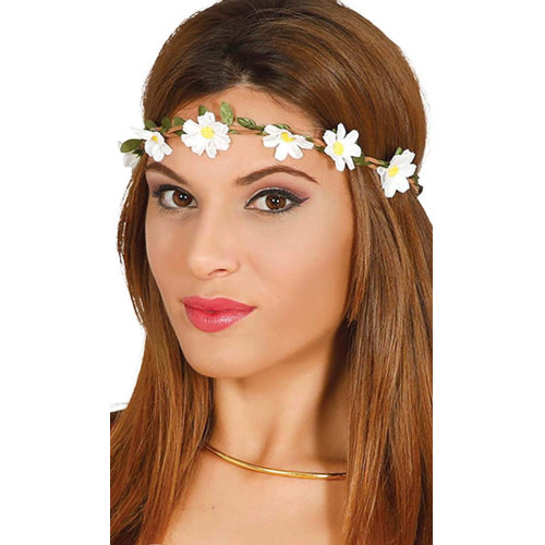 Diadema Fiorellini-Hippie, Color Blanco, Talla &uacute;nica, diahippie2