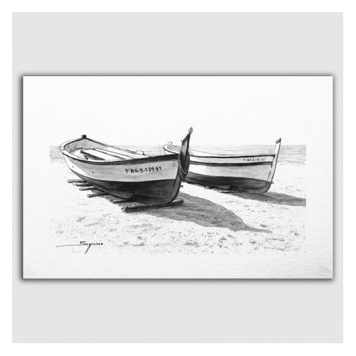 Dibujo Barca Sugra&ntilde;es