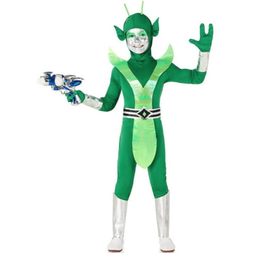 Disfraz de Extraterrestre Gal&aacute;ctico para Ni&ntilde;os: &iexcl;Listo para la invasi&oacute;n m&aacute;s divertida!