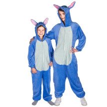 Disfraz de Pareja de Alien Azul para Padre e Hijo