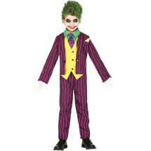 Disfraz de Payaso Joker para Niño (Villano)