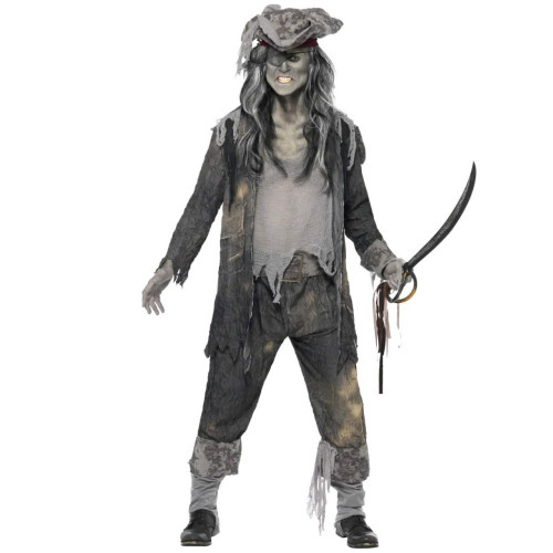 Disfraz de pirata fantasma para hombre