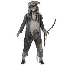 Disfraz de pirata fantasma para hombre