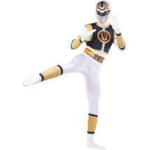 Disfraz Power Ranger Blanco Segunda piel