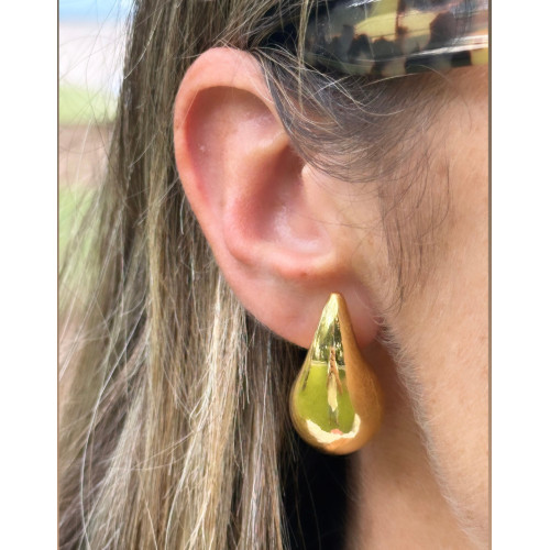 Drop Gold Earring