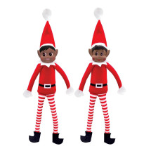 Dúo de duendes traviesos navideños Pimpon y Clochette