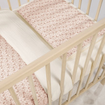 Edred&oacute;n+bajera+almohada cuna 120x60cm Gala cerise