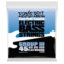 ERNIE BALL 2806 FLAT WOUND JUEGO CUERDAS BAJO 045-100