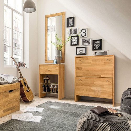 Espejo de madera maciza de roble Teramo | NordicStory