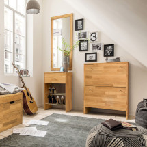 Espejo de madera maciza de roble Teramo | NordicStory