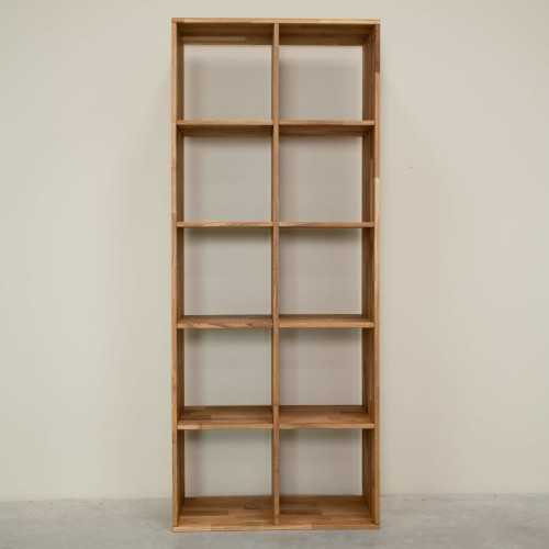 Estanteria Libreria de madera maciza de roble Regal 10 | NordicStory