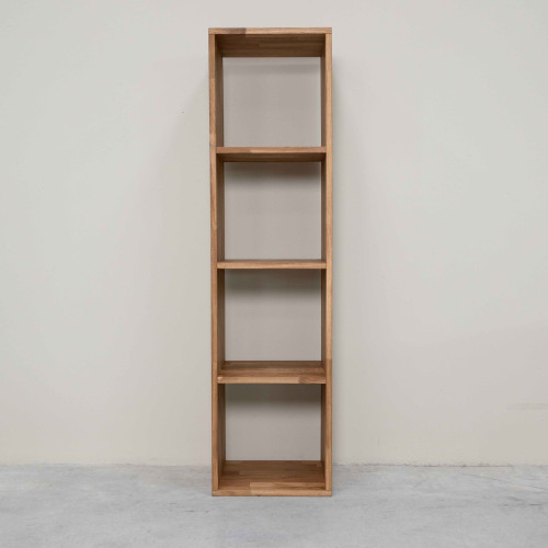 Estanteria Libreria de madera maciza de roble Regal 4, 39 x 35 x 150 cm. | NordicStory