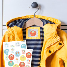 Etiquetas para ropa Arcoíris