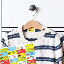 Etiquetas para Ropa Dinosaurios