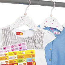 Etiquetas para Ropa Gallinas