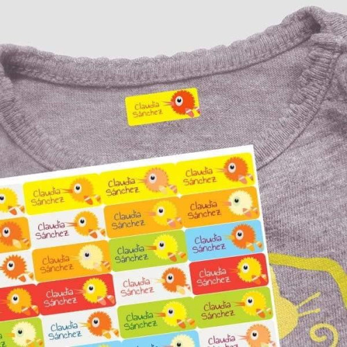 Etiquetas para Ropa P&aacute;jaros