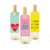 Etiquetas para vino - Love