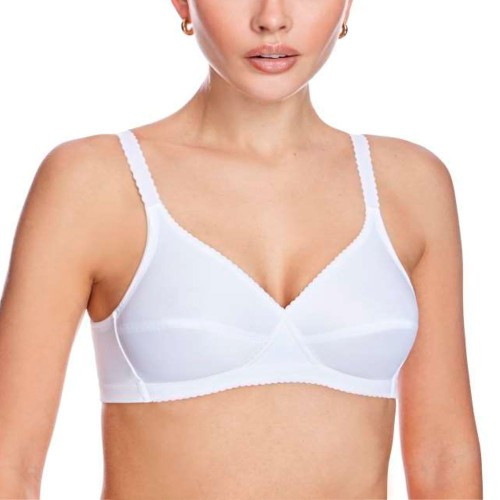 Evelyn Sujetador con patr&oacute;n tipo cruzado m&aacute;gico sin aros ni relleno Copa B