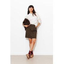 Falda corta leopardo