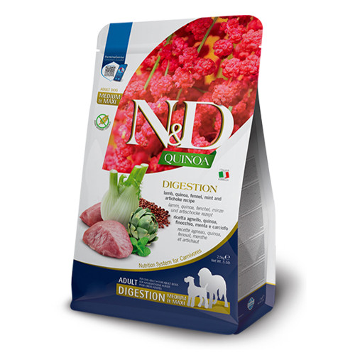 Farmina N&amp;D Quinoa Digestion Medium/Maxi para Perros