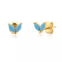 Fly stud turquoise