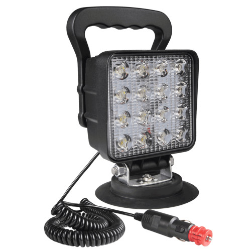 Foco Trabajo LED 2900 L&uacute;menes Base Magn&eacute;tica Montaje R&aacute;pido IP67