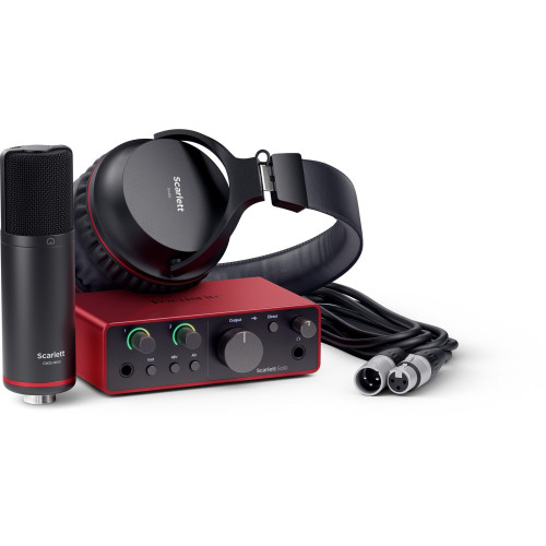 Focusrite Scarlett Solo Studio Pack 4&ordf; Gen - Kit Grabaci&oacute;n Completo