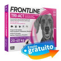 Frontline Tri-Act Pipetas Para Perros de 20kg a 40kg