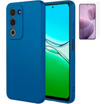 Funda Oppo A5 2025 (6.67) Azul Tpu Lisa Silicona Gel Premium...