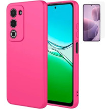 Funda Oppo A5 2025 (6.67) Fucsia Tpu Lisa Silicona Gel Premi...