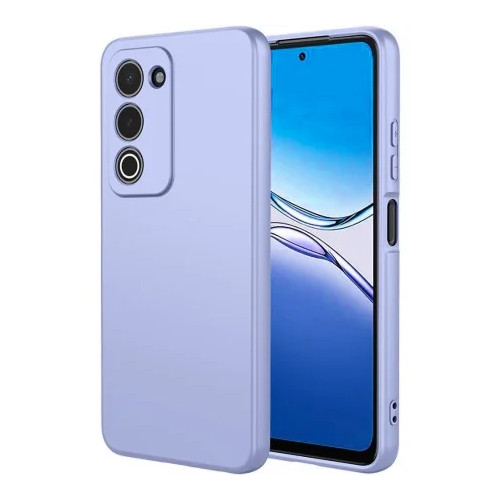 Funda Oppo A5 2025 (6.67) Morado Tpu Lisa Silicona Gel Premium