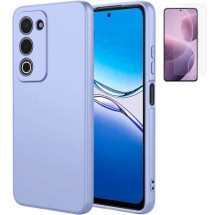 Funda Oppo A5 2025 (6.67) Morado Tpu Lisa Silicona Gel Premi...