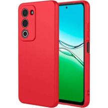 Funda Oppo A5 2025 (6.67) Rojo Tpu Lisa Silicona Gel Premium