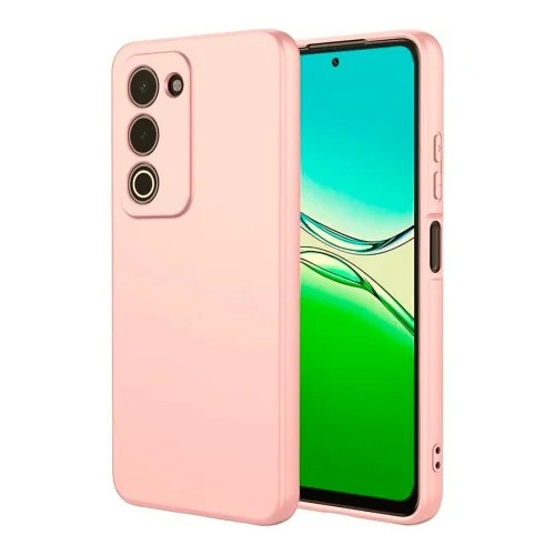 Funda Oppo A5 2025 (6.67) Rosa Tpu Lisa Silicona Gel Premium