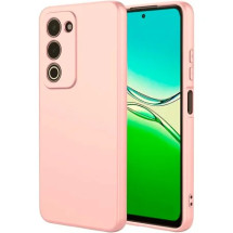 Funda Oppo A5 2025 (6.67) Rosa Tpu Lisa Silicona Gel Premium