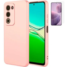 Funda Oppo A5 2025 (6.67) Rosa Tpu Lisa Silicona Gel Premium...