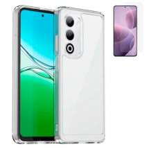 Funda Oppo A5 2025 (6.67) Transparente Tpu Lisa Silicona Gel...