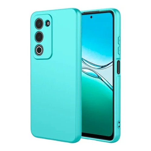 Funda Oppo A5 2025 (6.67) Verde Tpu Lisa Silicona Gel Premium
