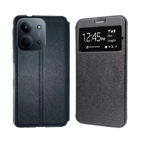 Funda Xiaomi Redmi 15C 4G - Poco C85 4G (6.9) Negro Libro Ventana