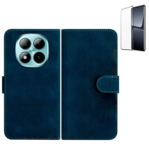 Funda Xiaomi Redmi Note 15 5G (6.77) Azul Libro Premium + Pr...