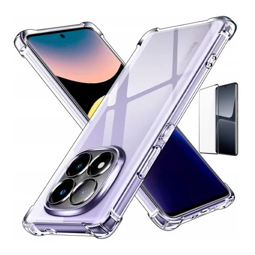 Funda Xiaomi Redmi Note 15 5G (6.77) Reforzada Antichoques Antigolpes Tpu Lisa Silicona Gel + Protector 3D Curvado