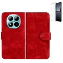 Funda Xiaomi Redmi Note 15 5G (6.77) Rojo Libro Premium + Pr...