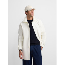 Gabardina corta beige