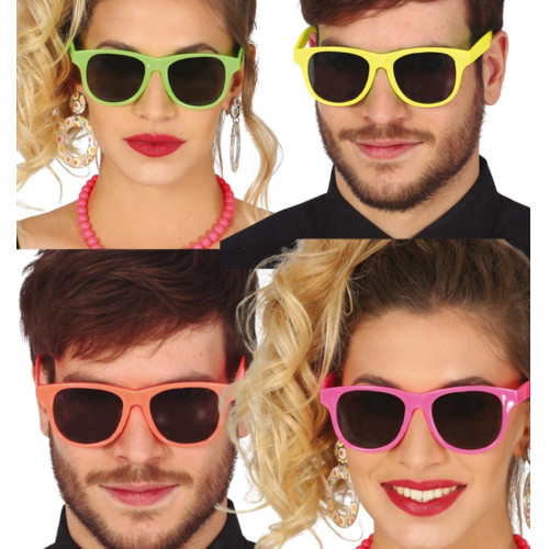 Gafas Ne&oacute;n a&ntilde;os 80 fiesta