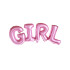 Globo foil "GIRL" rosa