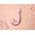 Globo foil letra J oro rosa
