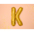 Globo foil letra K dorado